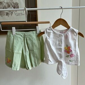 Vintage set for baby girl